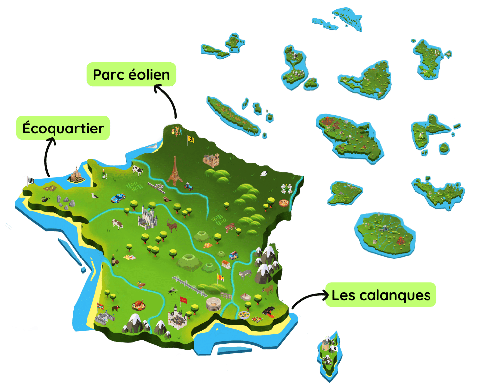 carte de france Kidaia