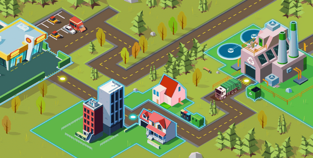 ville cartographiée dans Kidaia