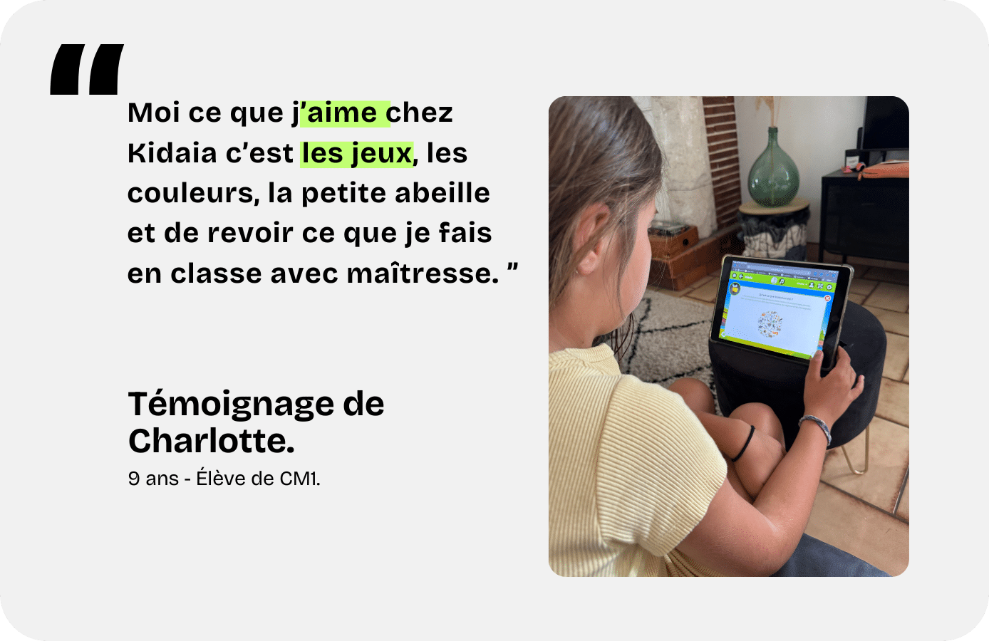 Témoignage Charlotte