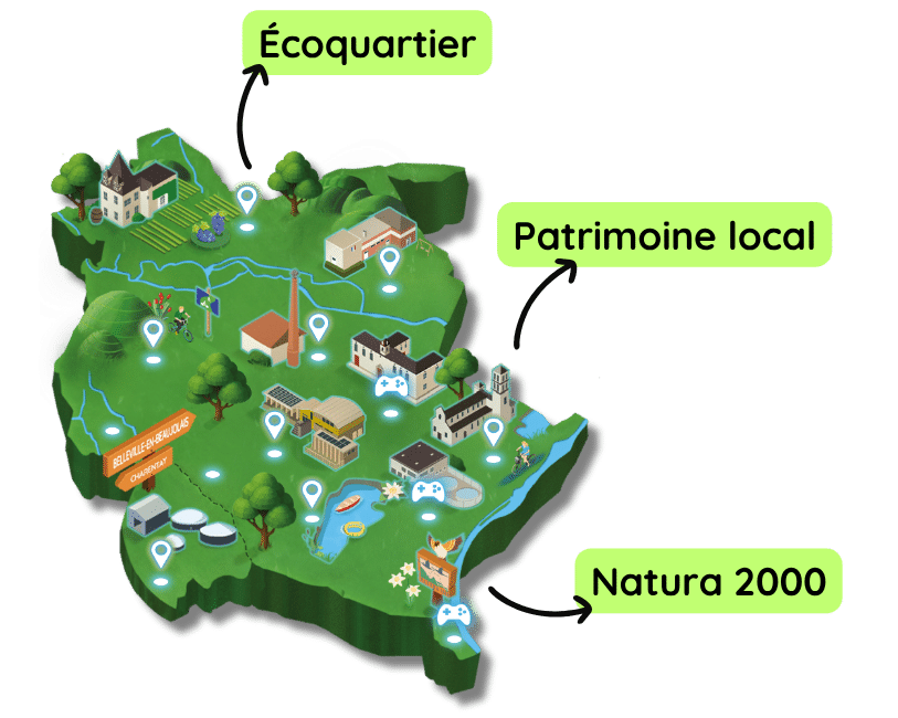 carte d'une collectivité